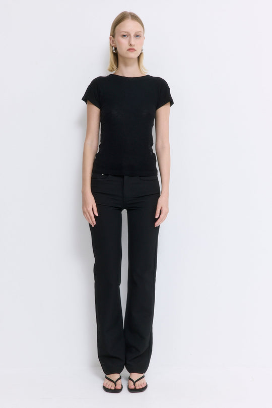 Fitted Wool Cup Tee - Dé Rococo