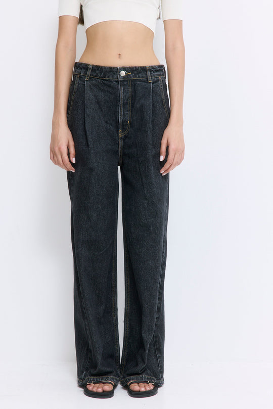 No.12| High Rise Super Wide Denim - Dé Rococo