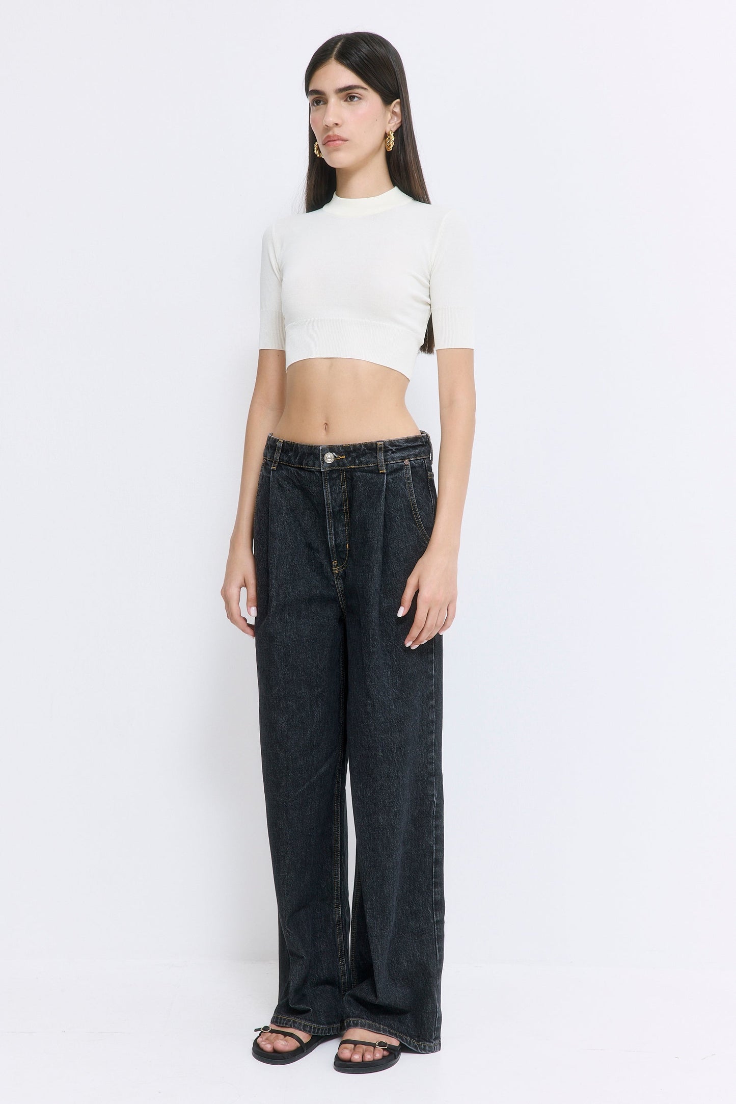 No.12| High Rise Super Wide Denim