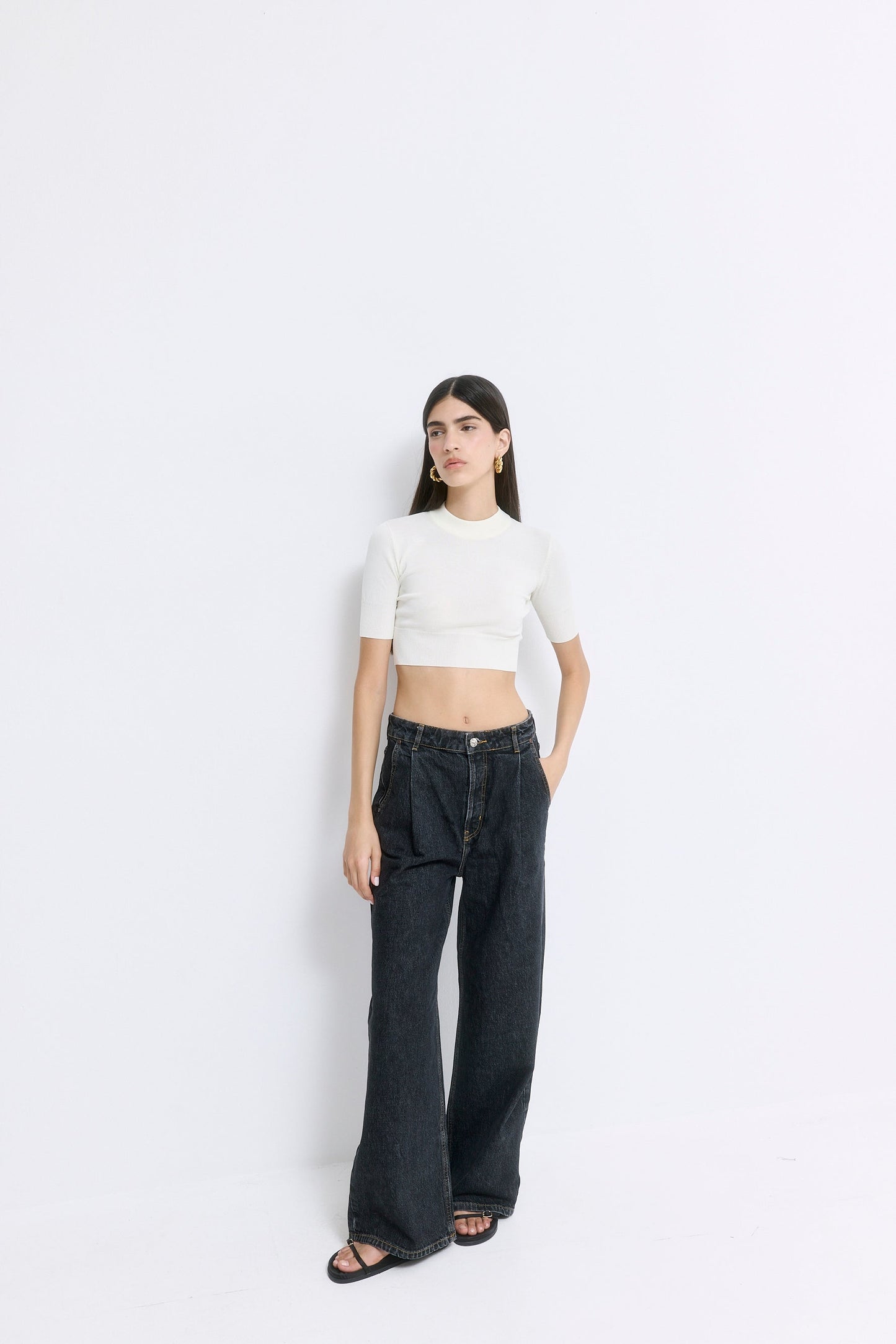 No.12| High Rise Super Wide Denim