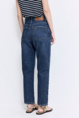 No.5| High Waist Straight Cropped Denim