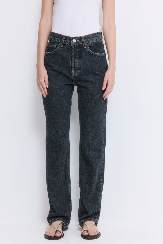 No.6| High Waisted Straight Full Length Denim