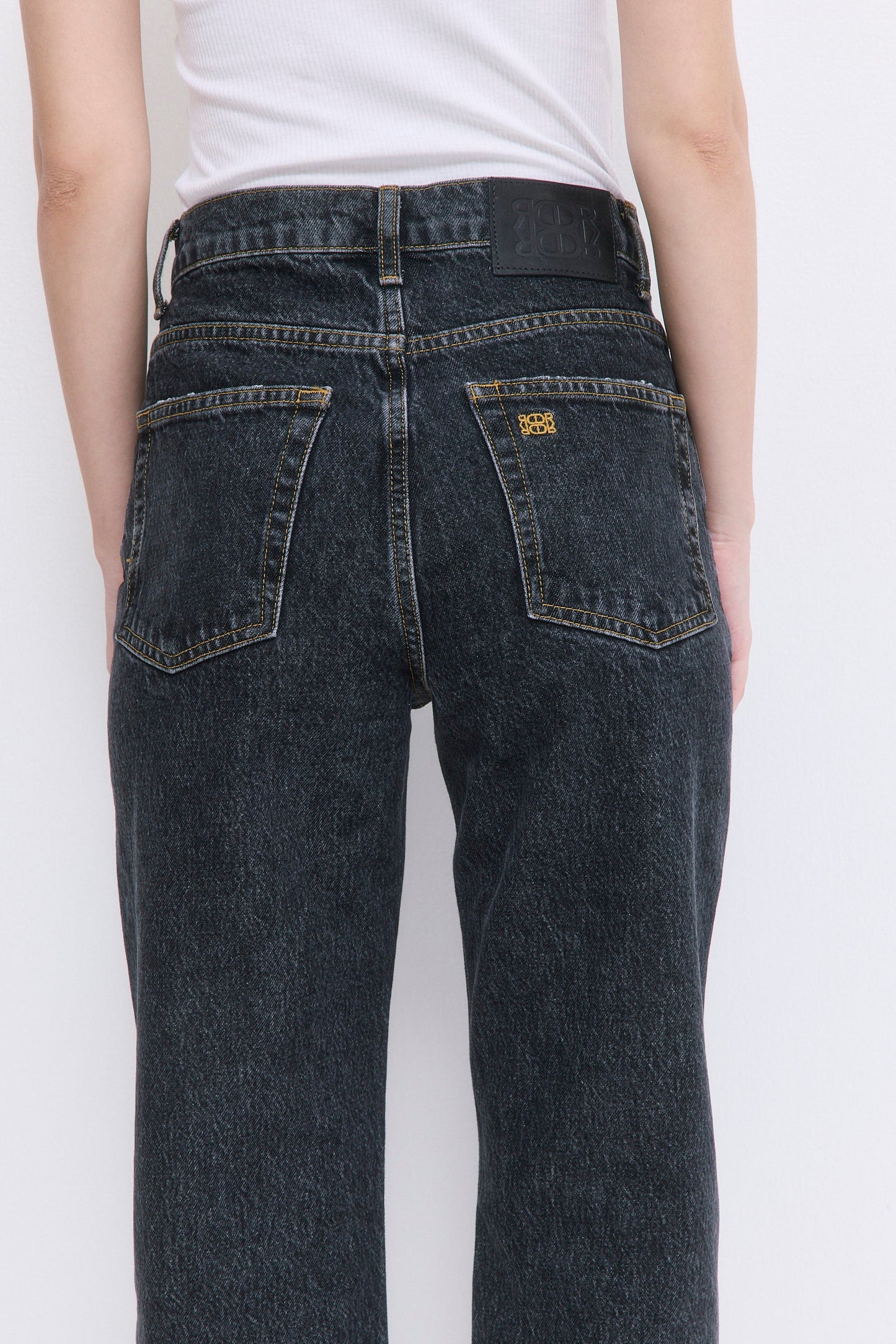 No.6| High Waisted Straight Full Length Denim