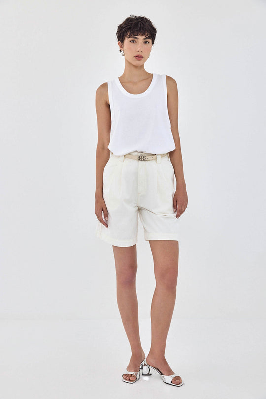 Heavy Cotton Boxy Tank Top - Dé Rococo