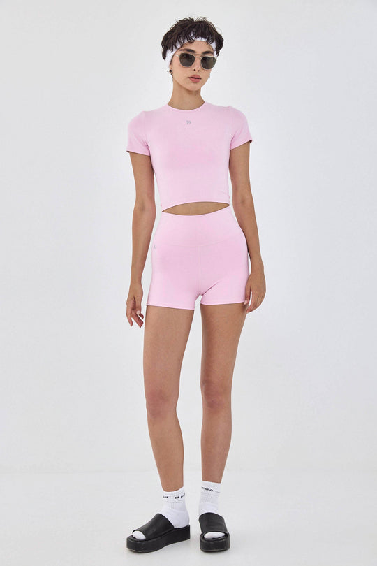 Dé Short Sleeved Cropped Top - Dé Rococo