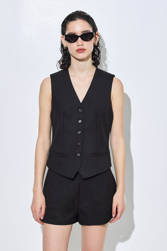 Tailored Classic Daddy Vest - Dé Rococo