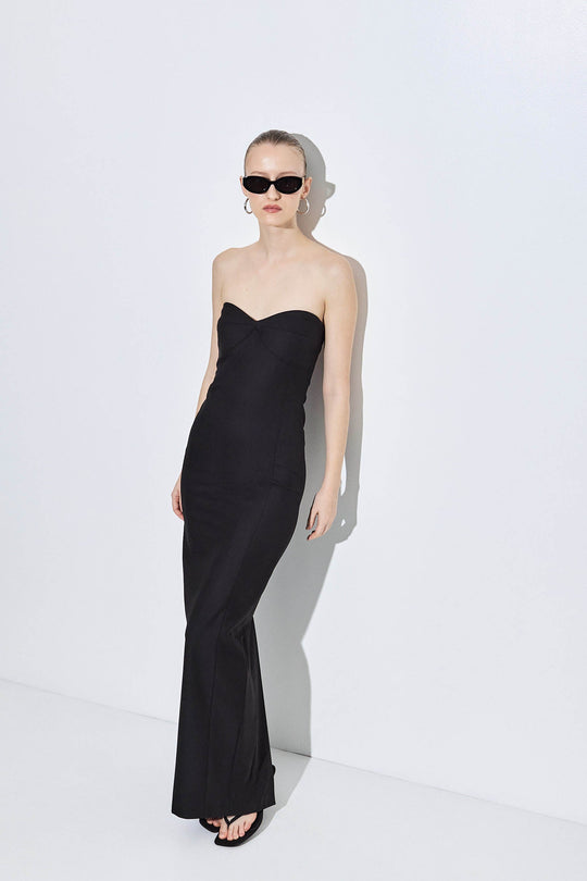 Tailored Daddy Corset Maxi Dress - Dé Rococo