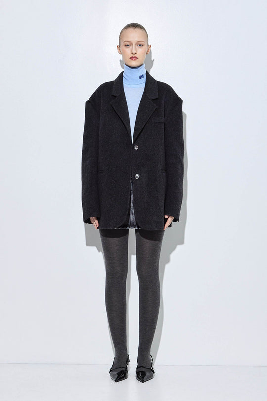Double Wool Oversized Blazer - Dé Rococo