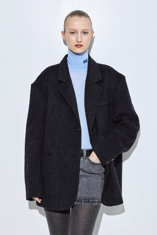Double Wool Oversized Blazer - Dé Rococo