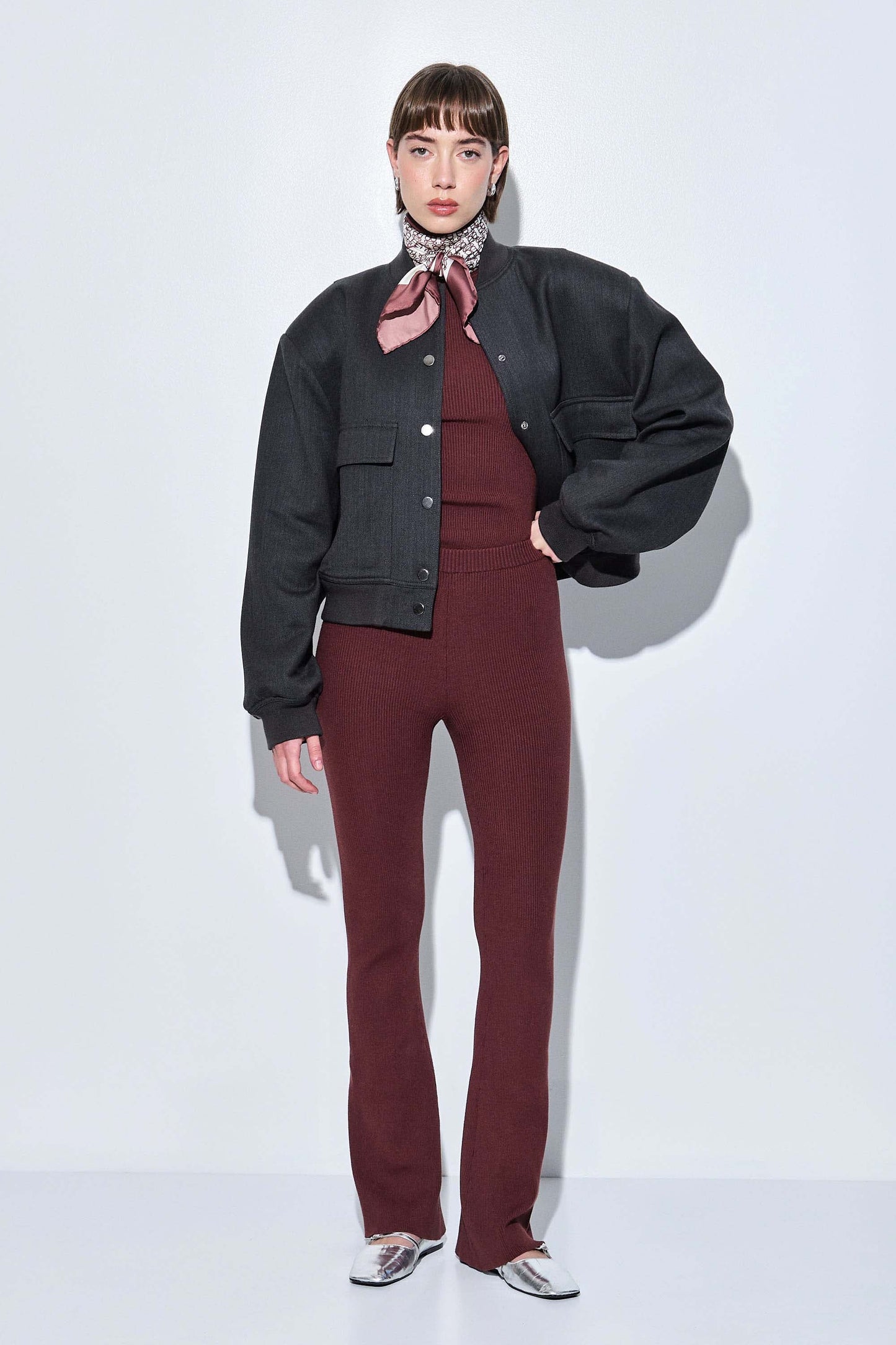 Ribbed Flared Leggings - Dé Rococo