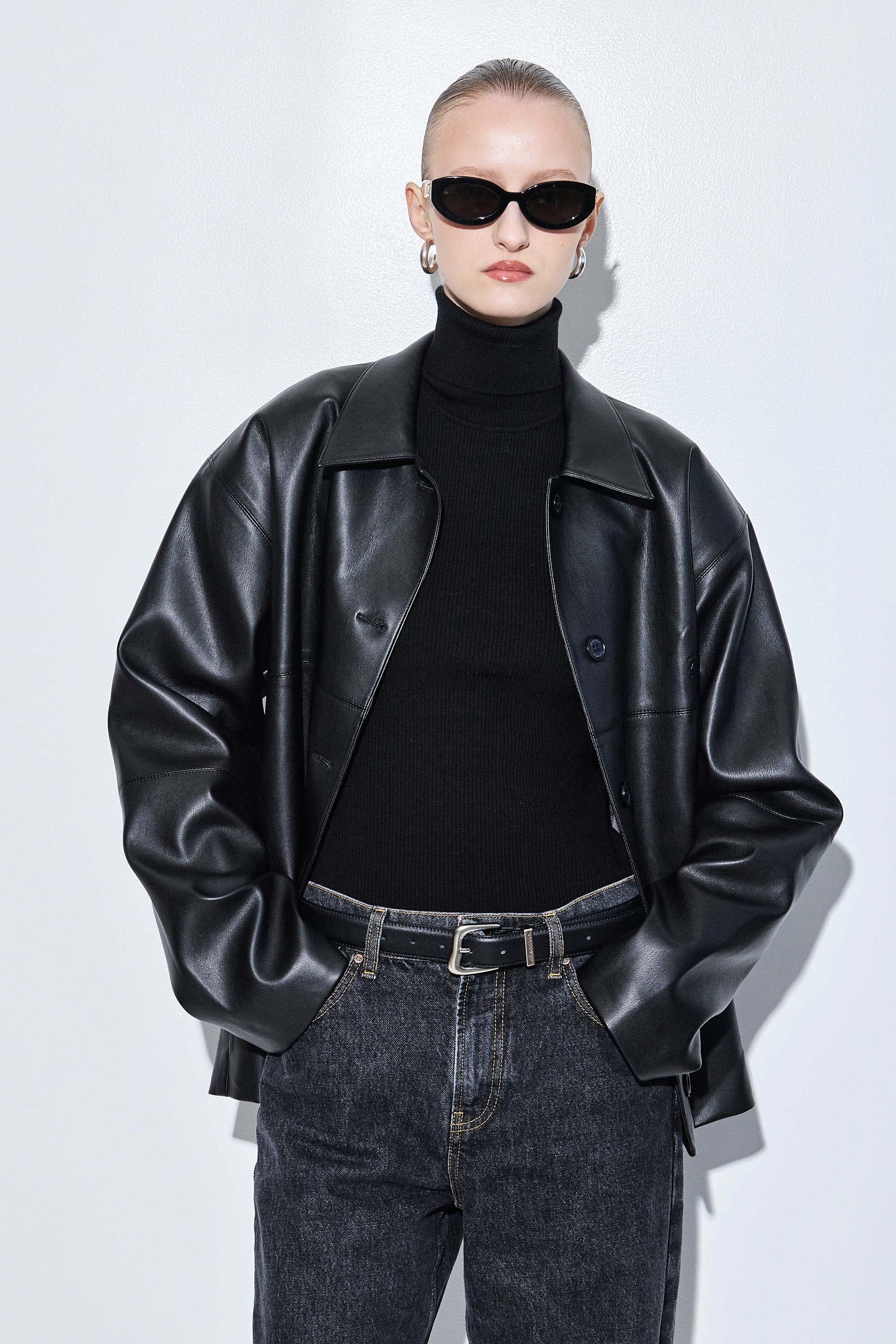 Ribbed Turtleneck Top - Dé Rococo