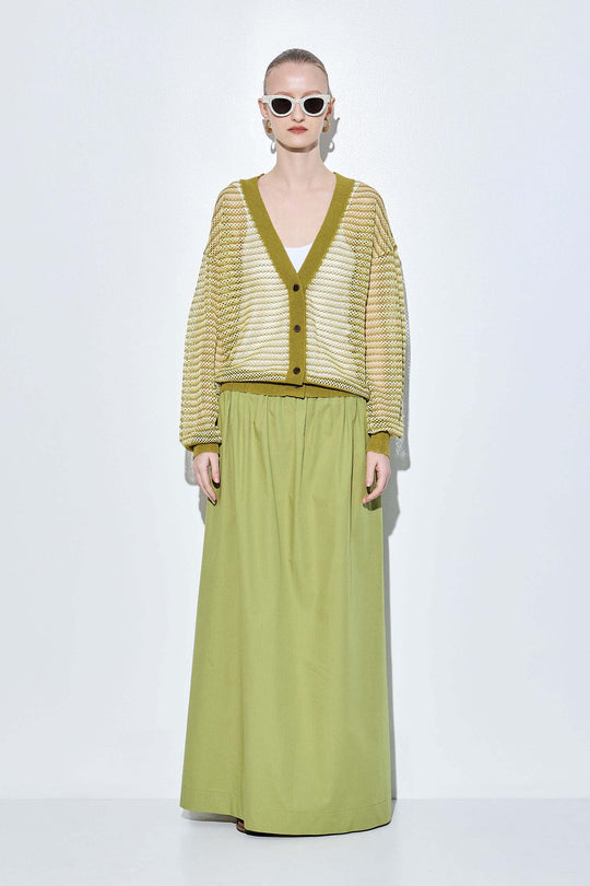 Poplin Volume Maxi Skirt - Dé Rococo