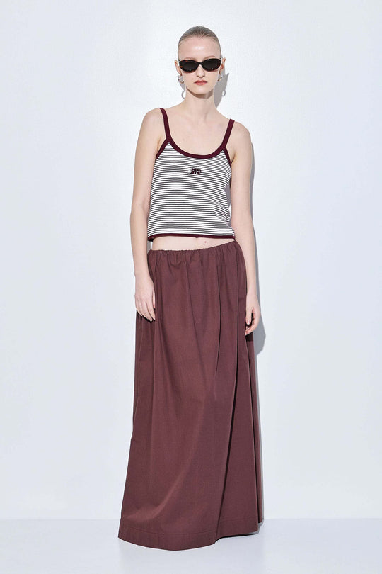 Poplin Volume Maxi Skirt - Dé Rococo
