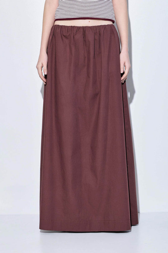 Poplin Volume Maxi Skirt - Dé Rococo