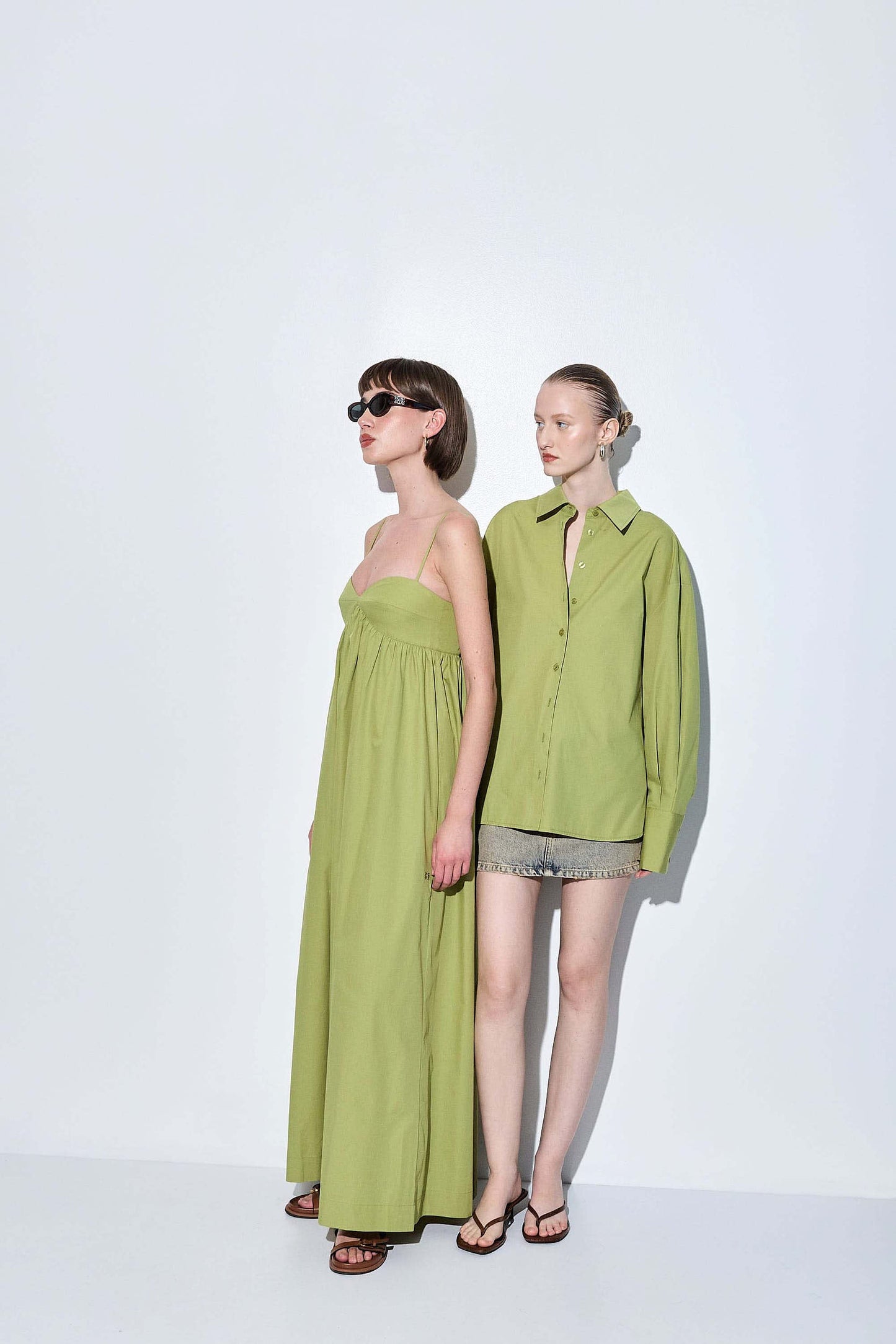 Oversized Poplin Button Down Shirt - Dé Rococo