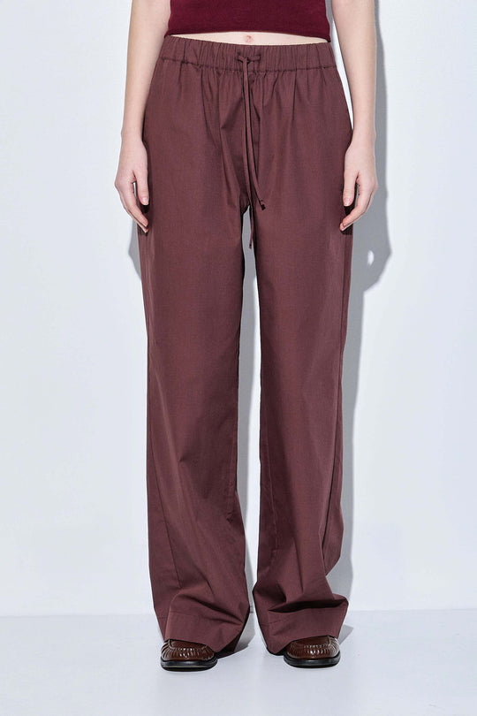 Poplin Wide Leg Pants - Dé Rococo