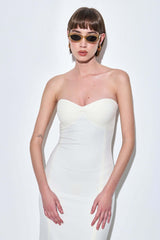 Tailored Daddy Corset Maxi Dress