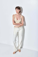 Low Rise Tailored Daddy Pants