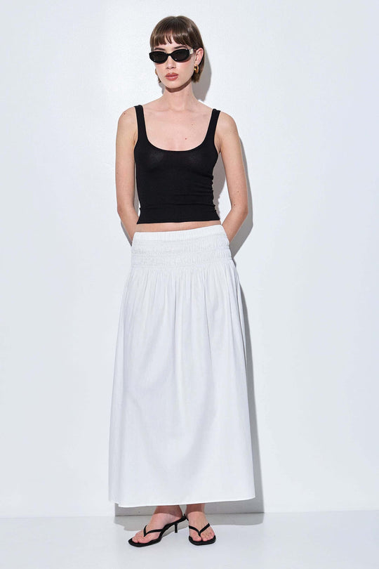 Deep Scoop Knitted Tank Top - Dé Rococo