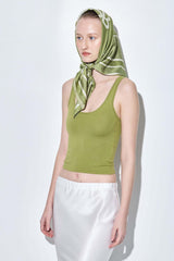 Deep Scoop Knitted Tank Top