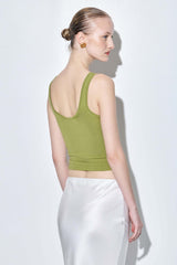 Deep Scoop Knitted Tank Top