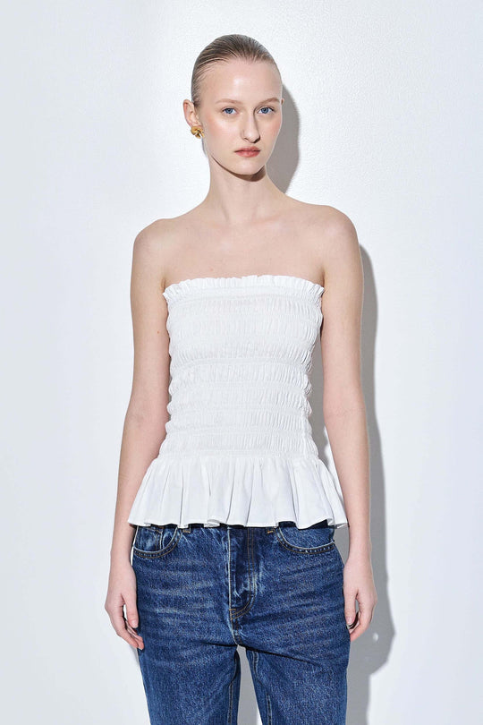 Strapless Shirred Top - Dé Rococo