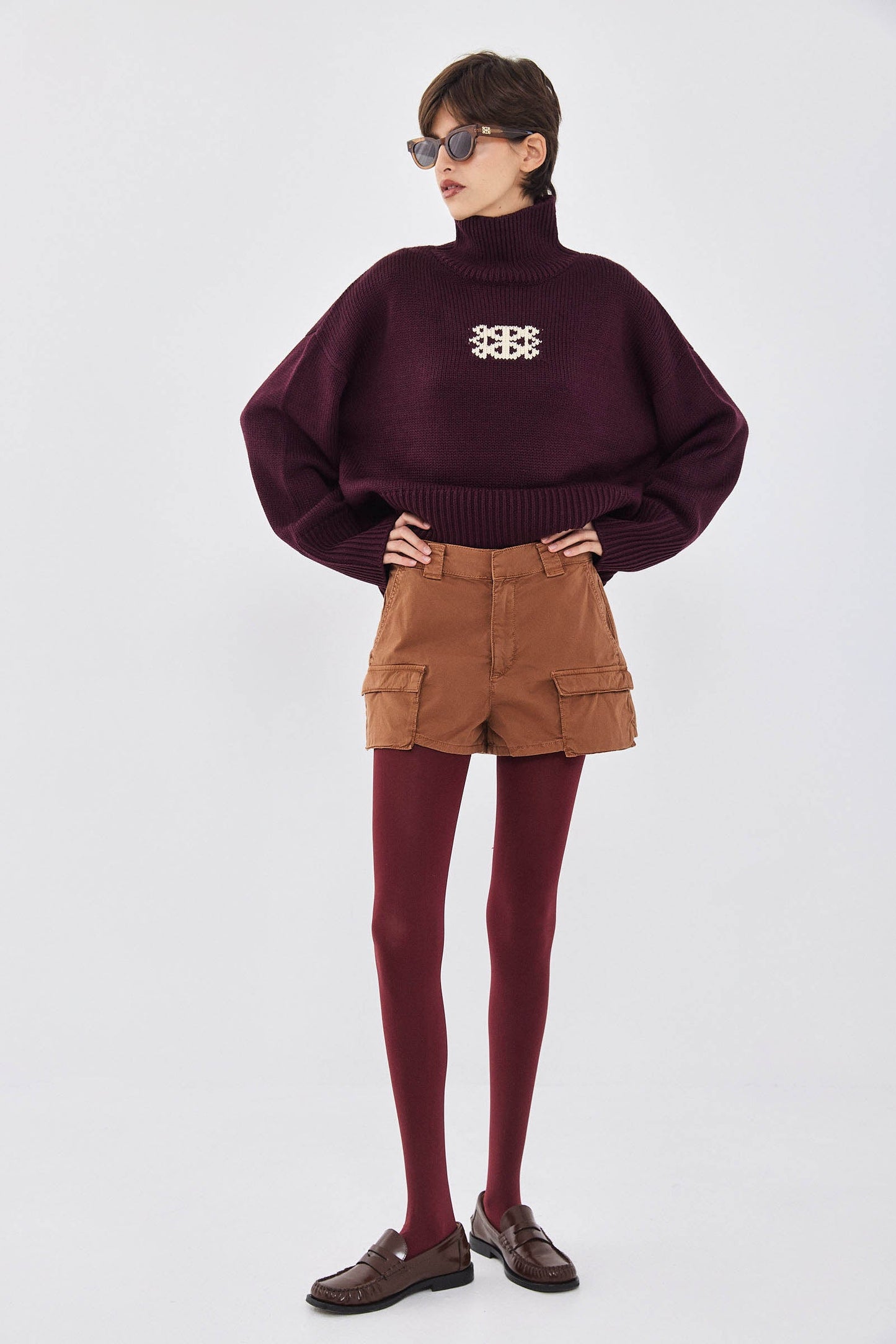 Mid Waist Cargo Shorts - Dé Rococo