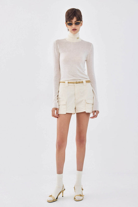 Mid Waist Cargo Shorts - Dé Rococo