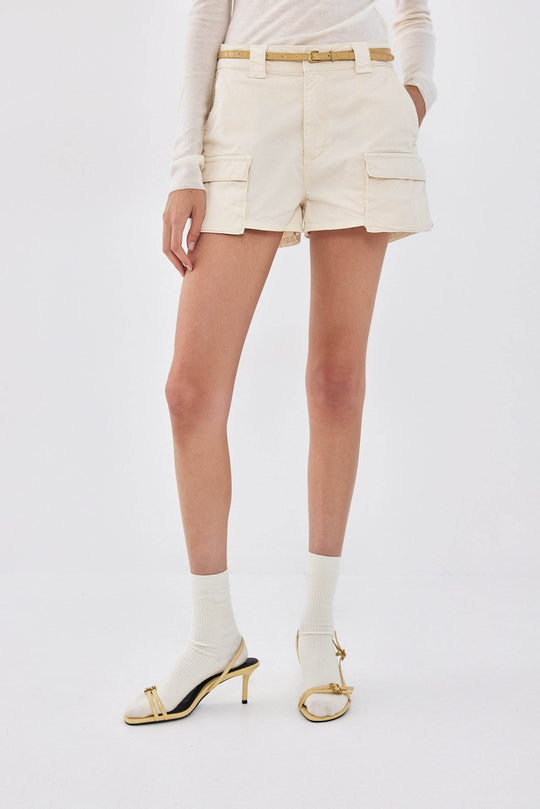Mid Waist Cargo Shorts - Dé Rococo