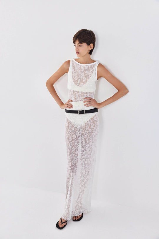Lace Tank Dress - Dé Rococo