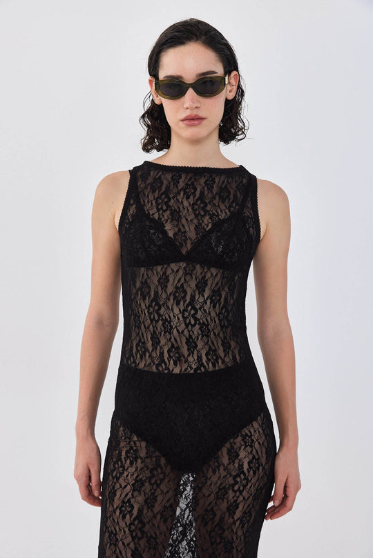Lace Tank Dress - Dé Rococo