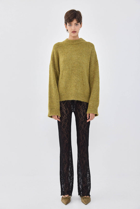 Bootcut Lace Pants - Dé Rococo