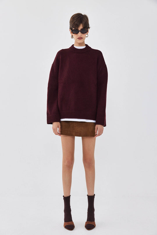 Mockneck Oversized Jumper - Dé Rococo