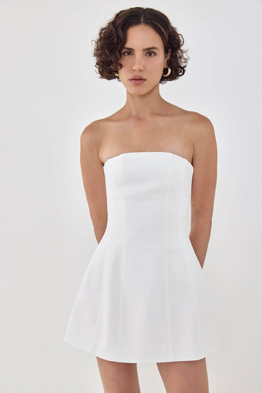 Volume Strapless Mini Dress - Dé Rococo