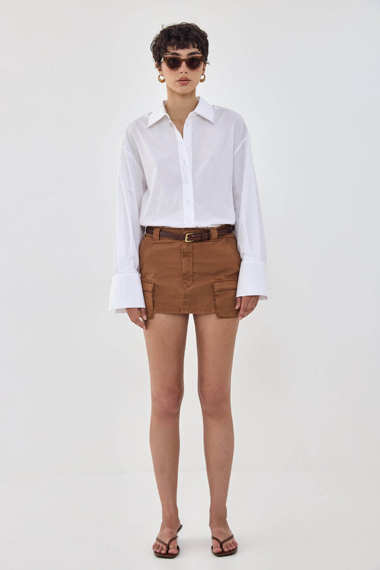 Oversized Poplin Button Down Shirt - Dé Rococo