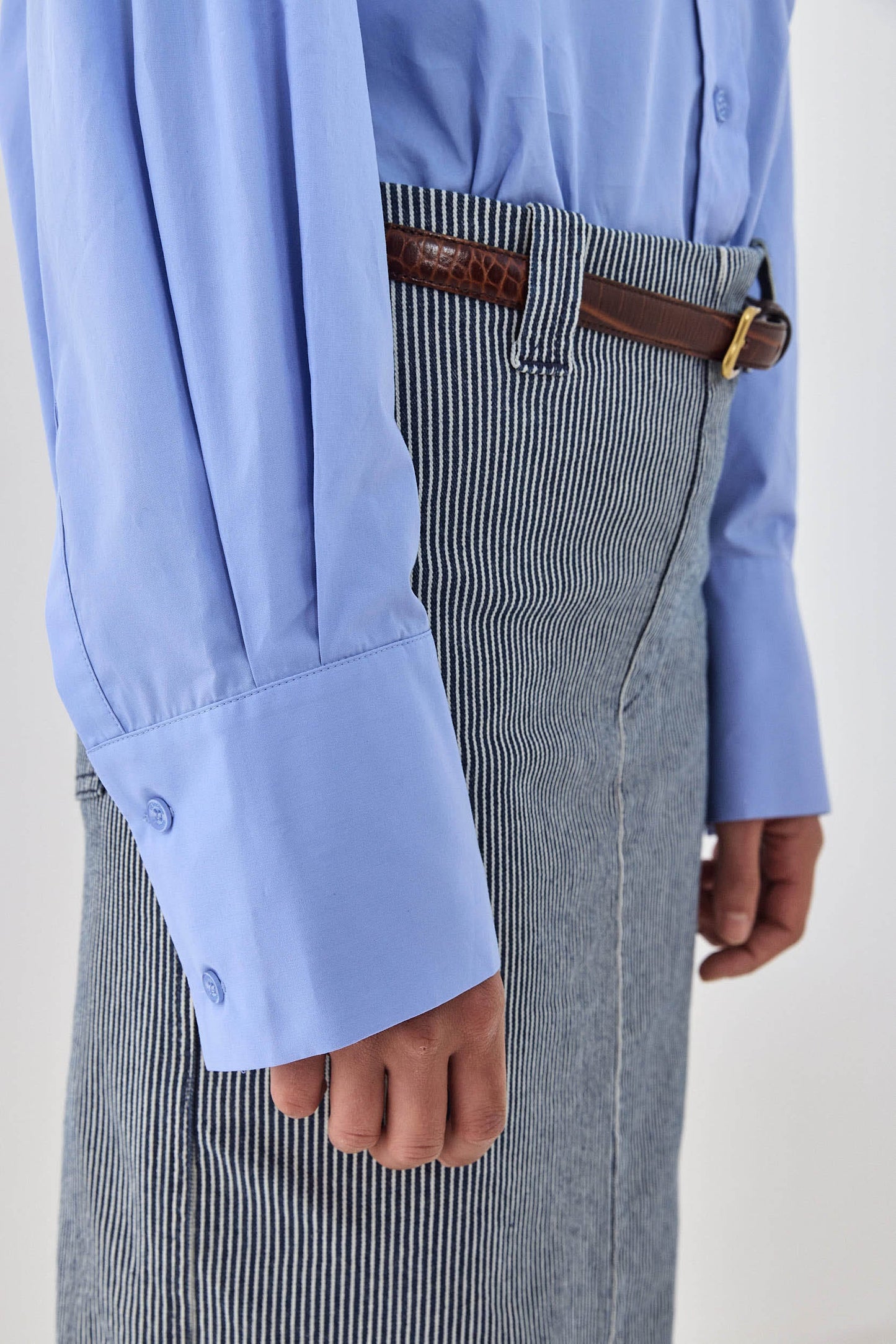 Oversized Poplin Button Down Shirt - Dé Rococo