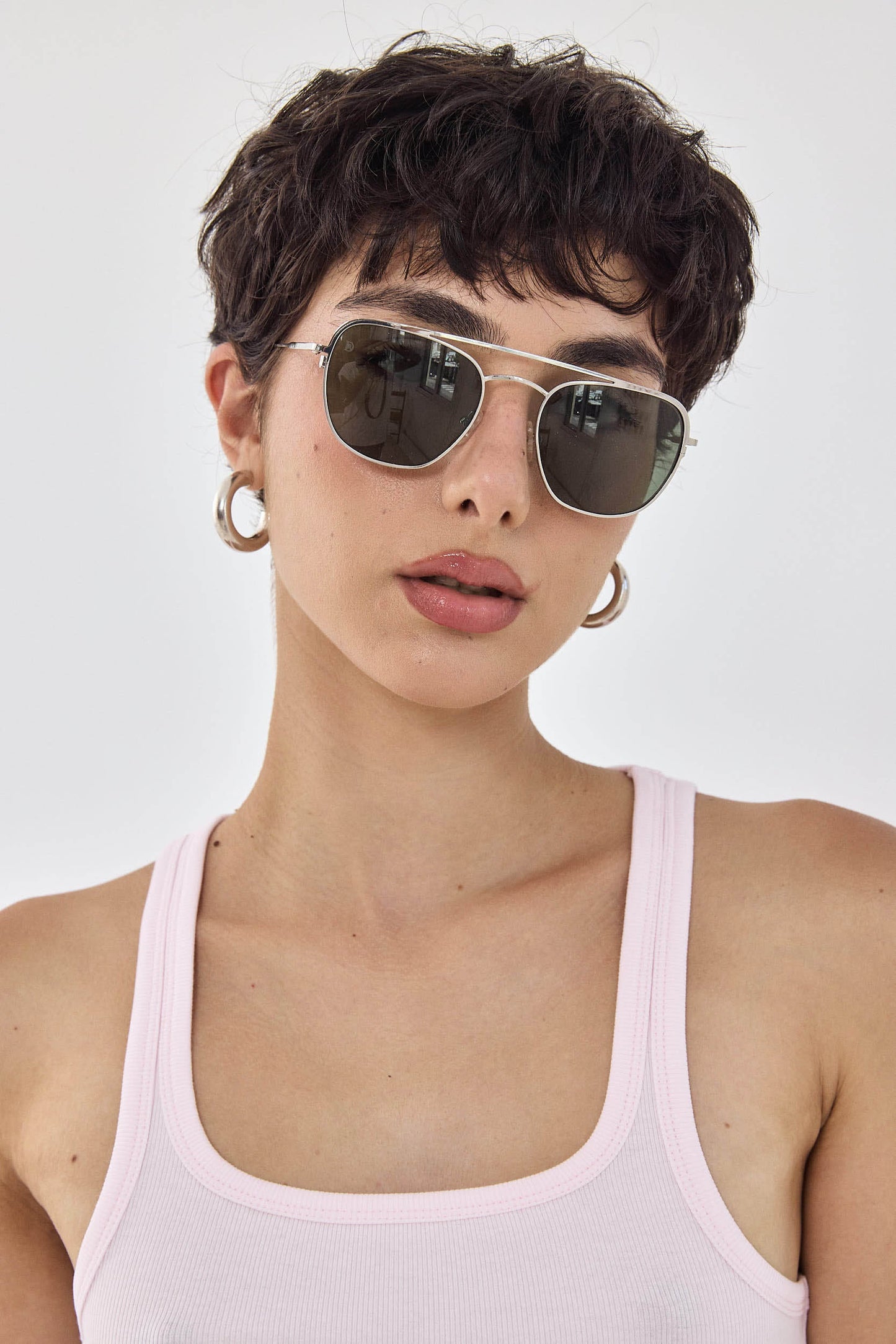 Deep Scoop Thin Straps Tank Top - Dé Rococo