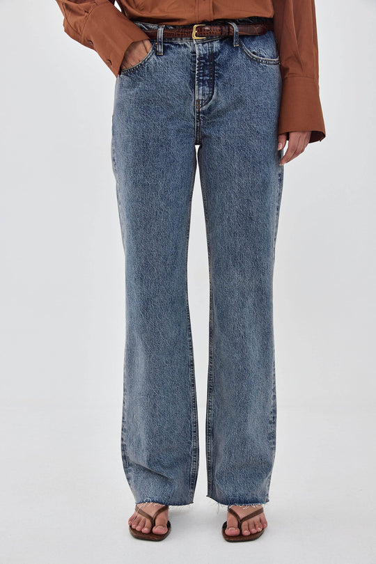 No.10| Low Rise Full Length Denim - Dé Rococo
