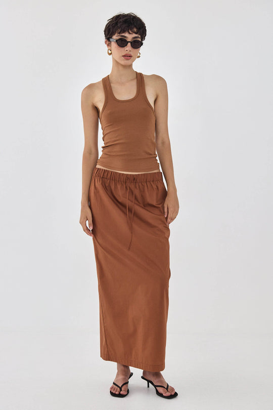 Deep Scoop Racer Tank Top - Dé Rococo