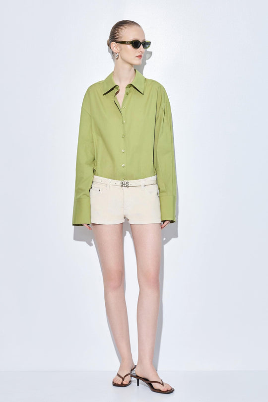 Low Rise Micro Mini Corduroy Shorts - Dé Rococo