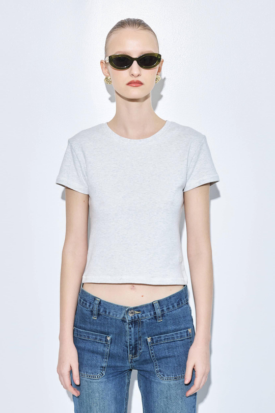 Crew Neck Baby Tee - Dé Rococo