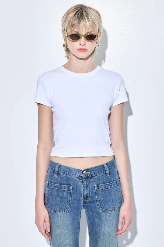 Crew Neck Baby Tee - Dé Rococo