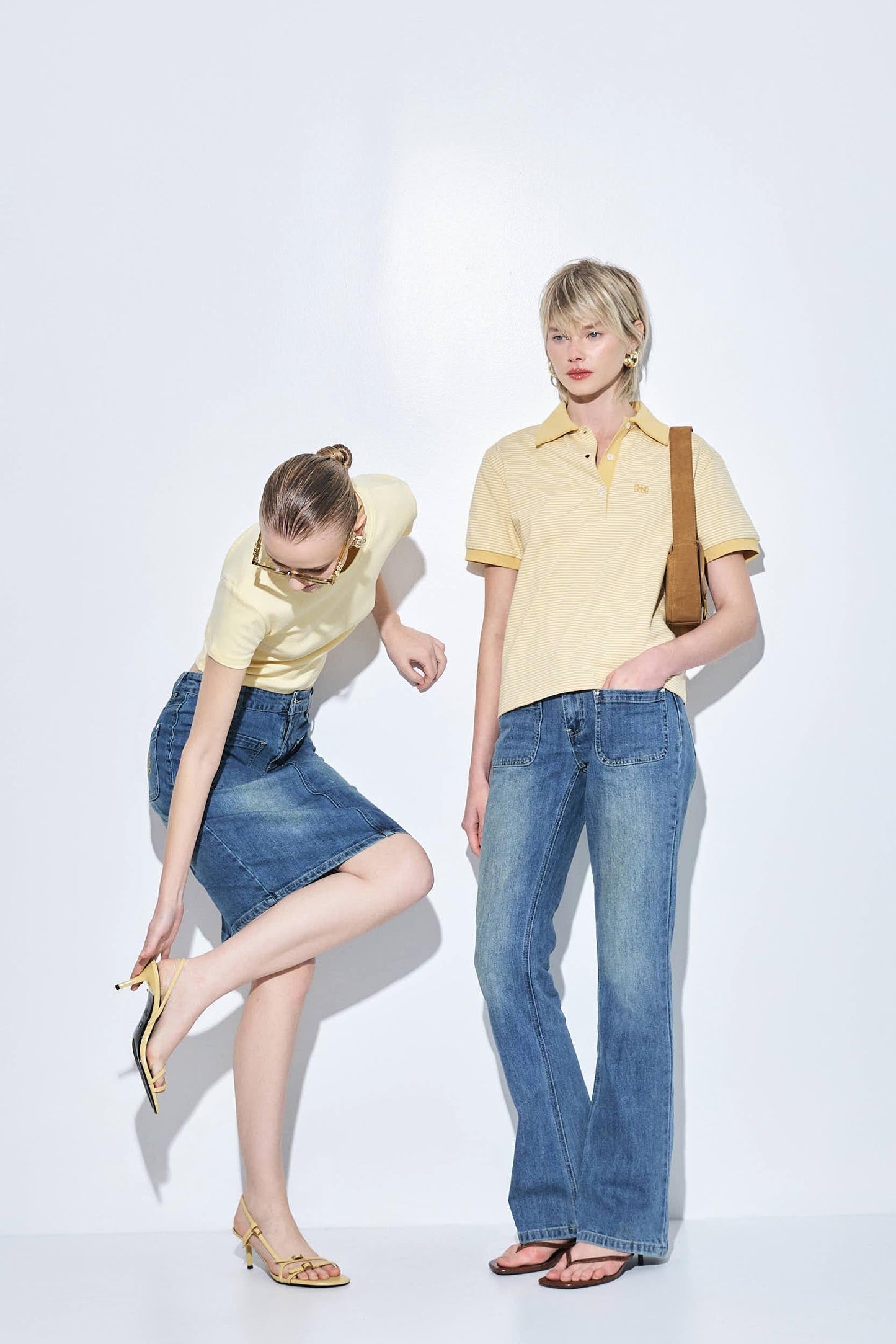 No.17| Mid Rise Bootcut Denim - Dé Rococo