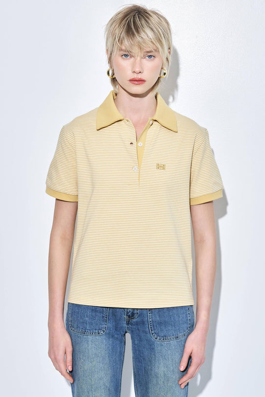 Heavy Cotton Short Sleeved Polo Shirt - Dé Rococo
