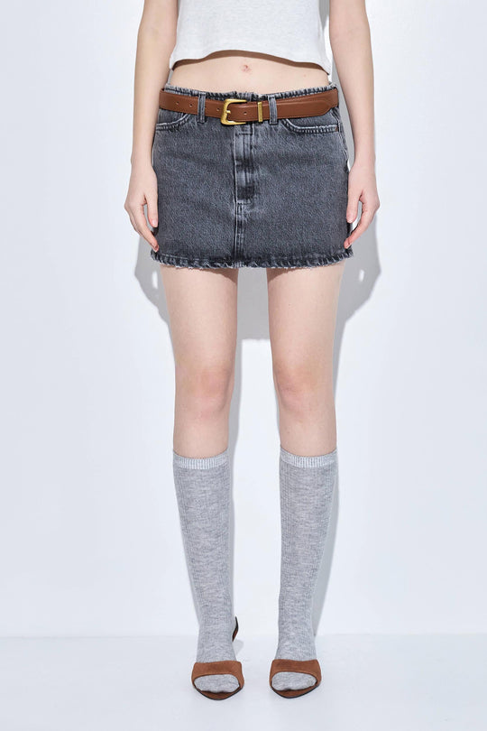 Denim Micro Mini Skirt - Dé Rococo