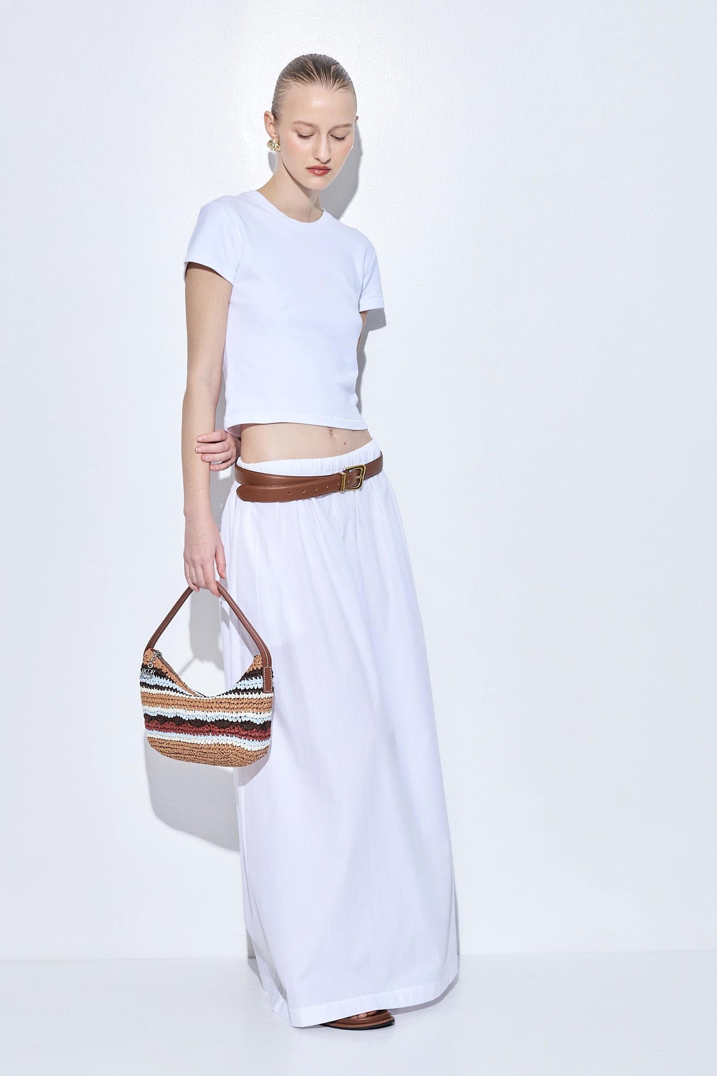Poplin Volume Maxi Skirt - Dé Rococo