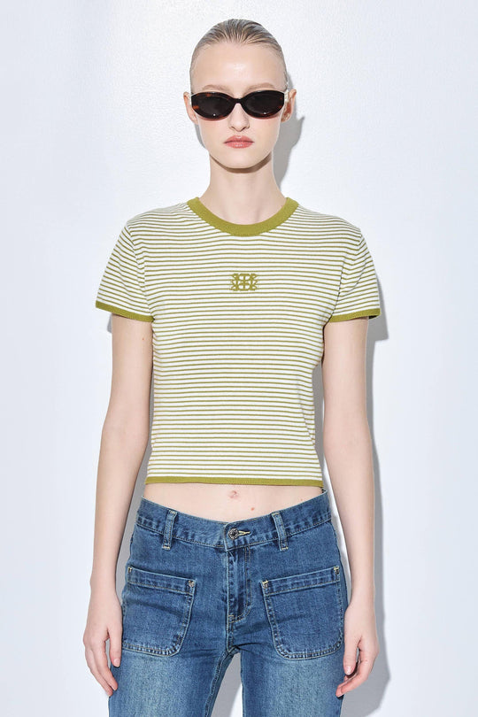 Sporty Knitted Baby T - Dé Rococo