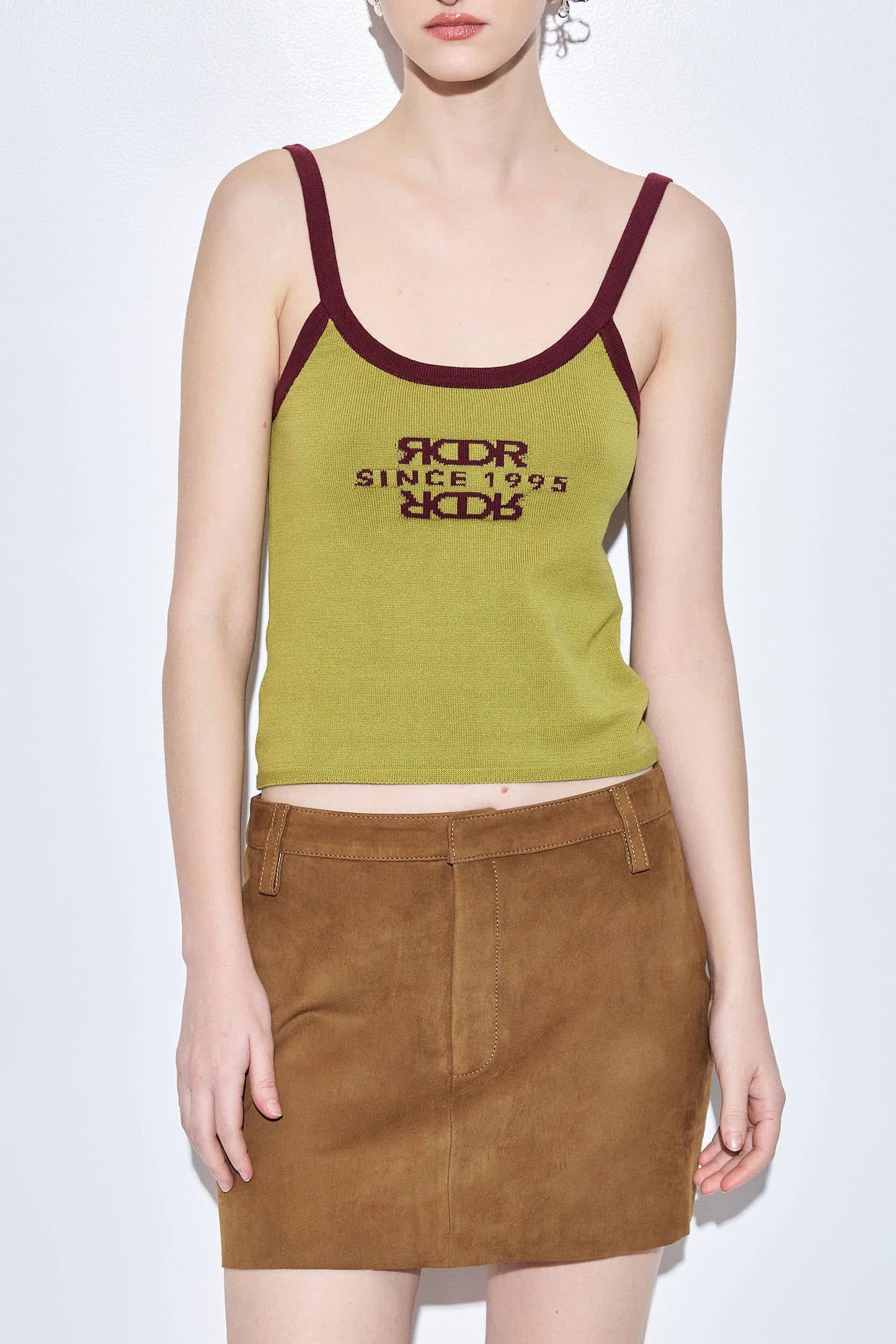 Knitted Sporty Cami Top - Dé Rococo