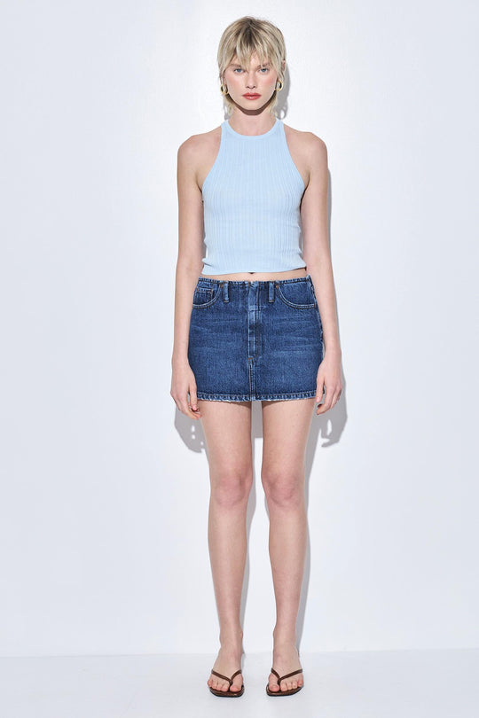 Denim Micro Mini Skirt - Dé Rococo