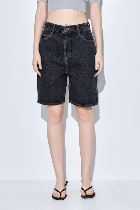 Long Denim Bermuda - Dé Rococo